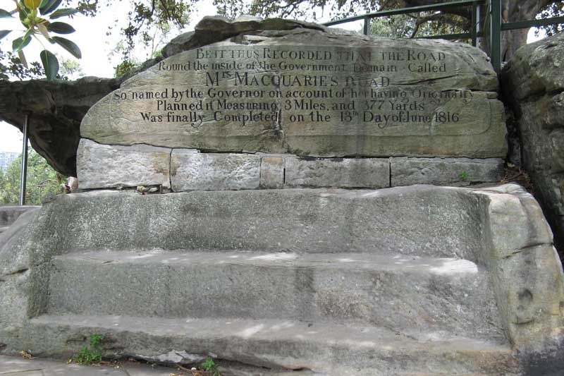 Ghế đá của bà Macquarie , Australia