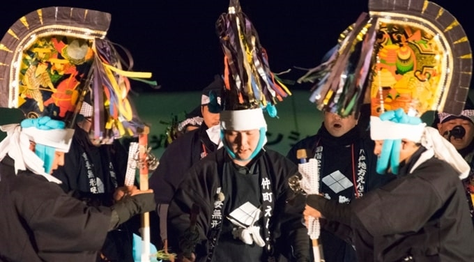 Lễ hội Hachinohe Enburi, Aomorri, Tohoku, Nhật Bản
