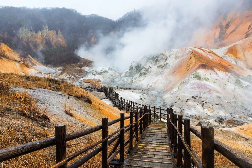 Noboribetsu và Toya ở Hokkaido Nhật Bản