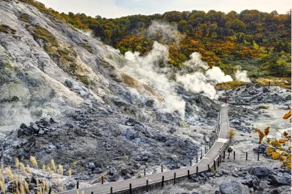 Suối nước nóng Hachimantai, Akita, Tohoku, Nhật Bản