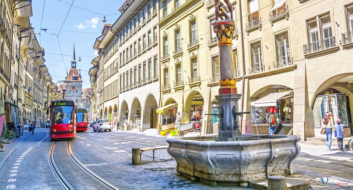 Thành phố Bern, thủ đô của Thụy Sỹ