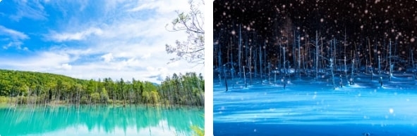 Blue Pond, Hokkaido, Nhật Bàn