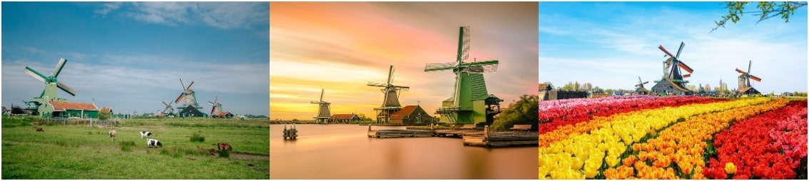 Làng quê Zaanse Schans, Hà Lan