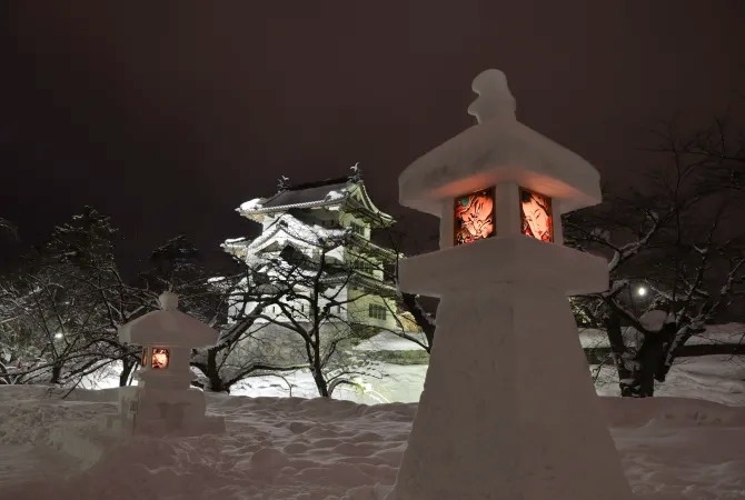 Thành Hirosaki, Aomori, Tohoku, Nhật Bản