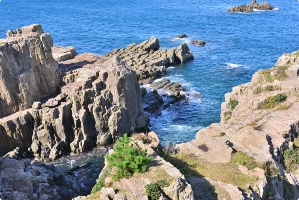 Tojinbo, Fukui, Hokuriku Shinetsu, Nhật Bản