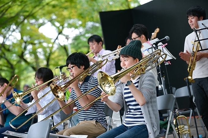 Lễ hội nhạc Jazz đường phố Jozenji, Sendai, Tohoku, Nhật Bản