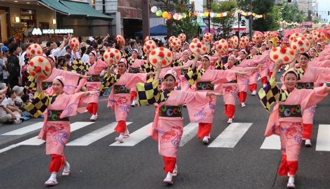 Lễ hội Yamagata Hanagasa, Tohoku, Nhật Bản