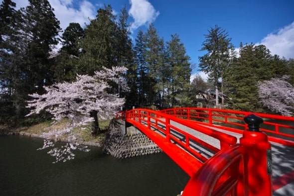 Uesugi-jinja Shrine,  Yonezawa, Yamagata,  Tohoku, Japan