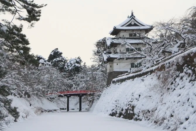 Thành Hirosaki, Aomori, Tohoku, Nhật Bản