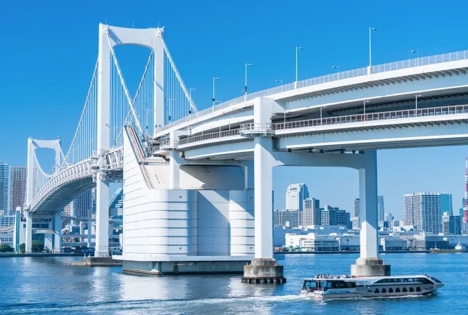 Cầu Cầu vồng, Odaiba, Tokyo, Kanto, Nhật Bản