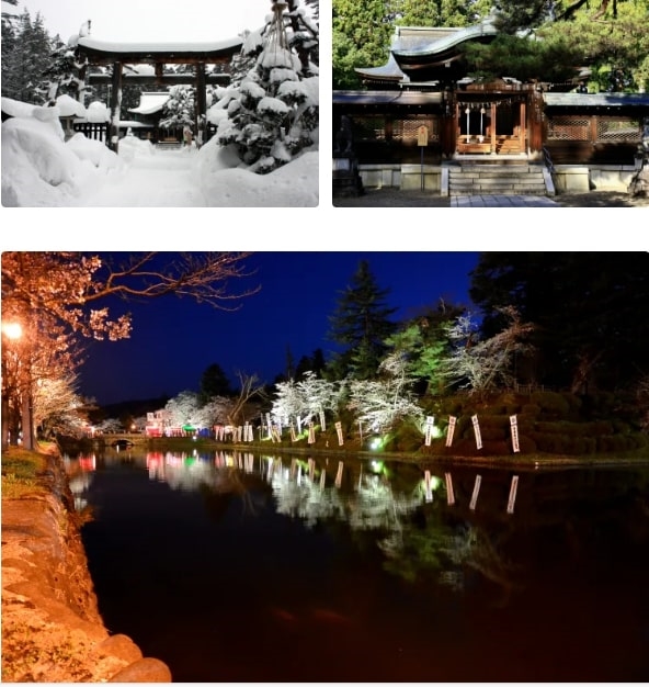 Uesugi-jinja Shrine,  Yonezawa, Yamagata,  Tohoku, Japan