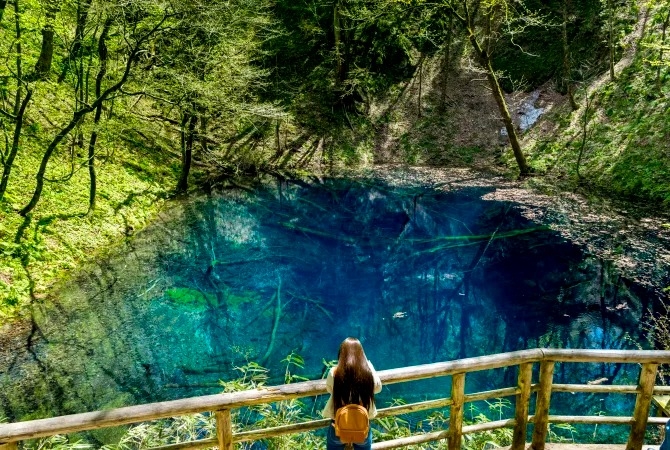 Thác Anmon, Aomori, Tohoku, Nhật Bản