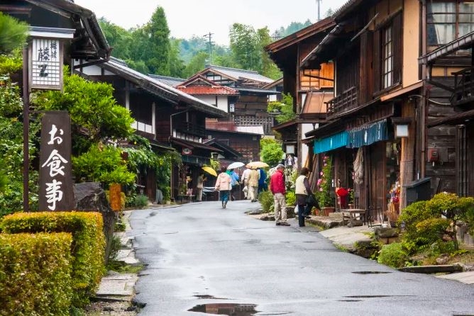 Tsumago (Nakasendo), Hokuriku Shinetsu, Nhật Bản