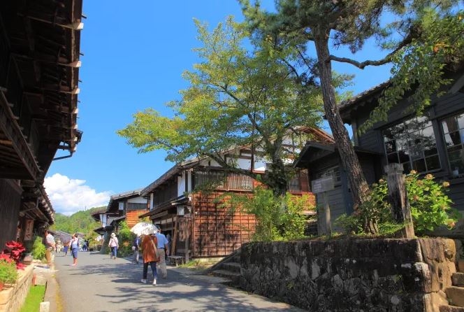 Tsumago (Nakasendo), Hokuriku Shinetsu, Nhật Bản