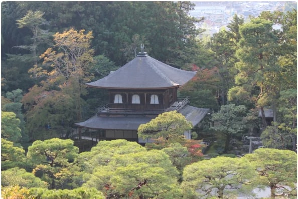 Chùa Gác bạc (còn gọi là Chùa Ginkakuji), Kyoto, Kansai, Nhật Bản