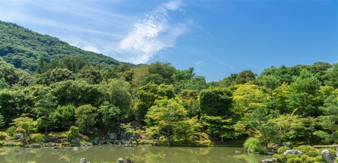 Chùa Tenryuji, Kyoto, Kansai, Nhật Bản