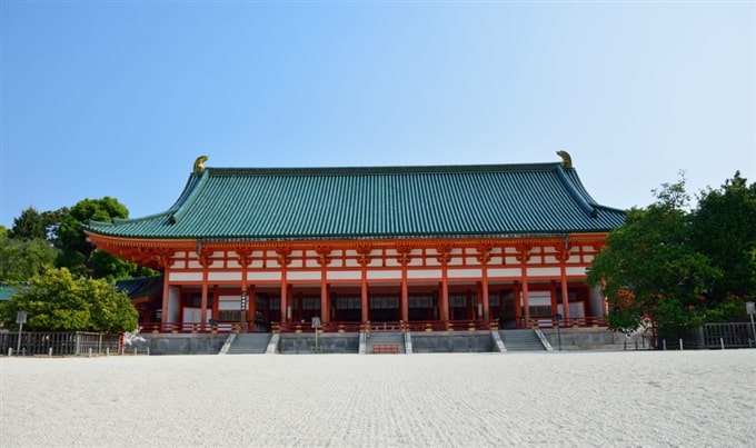 Đền thờ Heian-jingu, Kyoto, Kansai, Nhật Bản