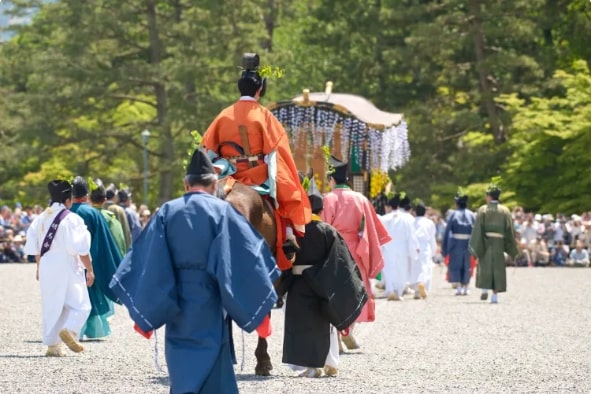 Lễ hội Aoi (Lễ hội hoa Thục quỳ), Kyoto, Kansai, Nhật Bản