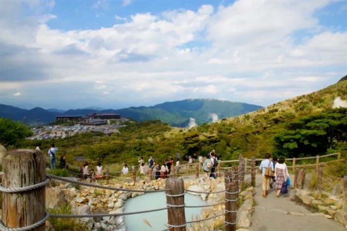 Owakudani, Hakone. Kanagawa, Kanto, Nhật Bản