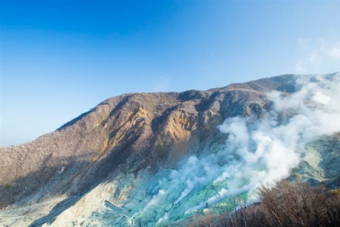 Owakudani, Hakone. Kanagawa, Kanto, Nhật Bản