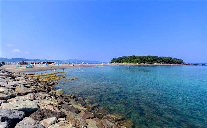 Bãi biển Okinoshima, Bán đảo Boso, Chiba, Kanto, Nhật Bản
