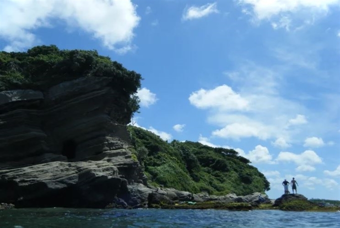 Bãi biển Okinoshima, Bán đảo Boso, Chiba, Kanto, Nhật Bản