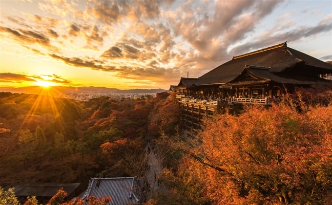 Chùa Kiyomizudera, Kyoto, Kansai, Nhật Bản