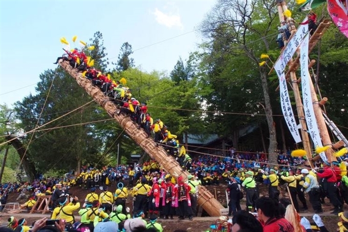Lễ hội Onbashira, sự kiện chỉ có một lần trong bảy năm