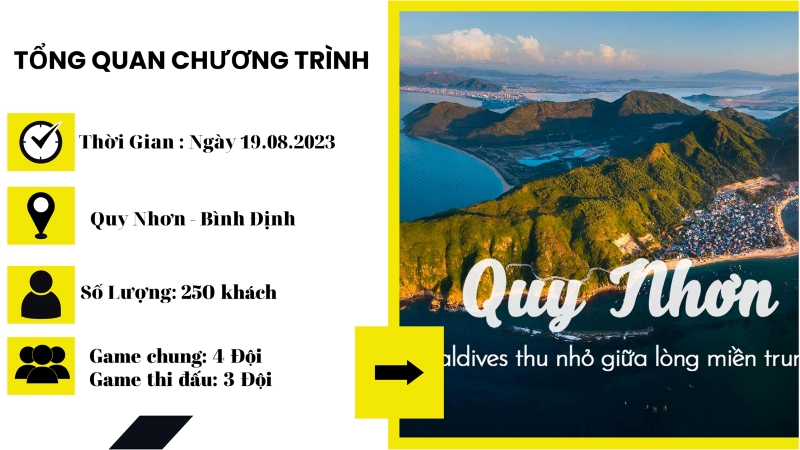 Kịch Bản TeamBuilding tại Quy Nhơn cho Đoàn Việt Á Bank