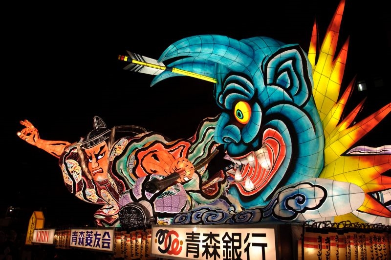 Lễ hội Nebuta, Aomori, Tohoku, Nhật Bản