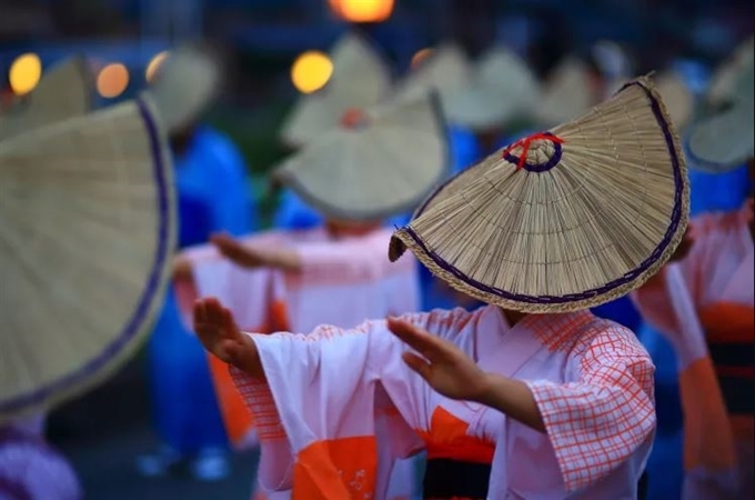 Lễ hội Owara Kaze no Bon, Toyama, Hokuriku Shinetsu, Nhật Bản