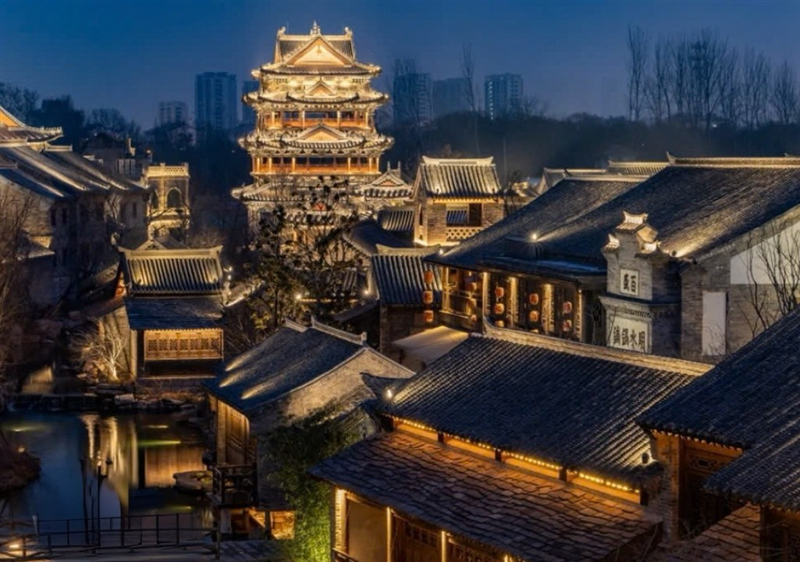 cổ trấn lâu đời nằm trong thành phố Tế Nam, tỉnh Sơn Đông (Shandong), miền Đông Trung Quốc
