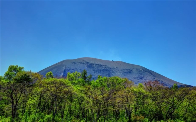 Núi Asama (Gunma), Kanto, Nhật Bản