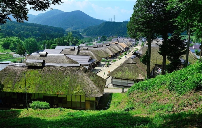 Ouchi-juku,  Fukushima , Tohoku, Nhật Bản