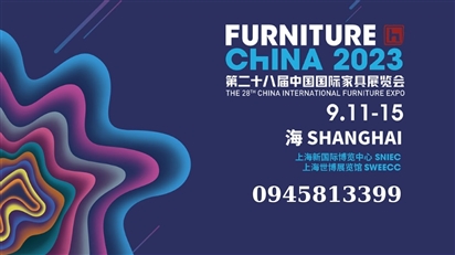 Quy mô trưng bày tại hội chợ Furniture Thượng Hải