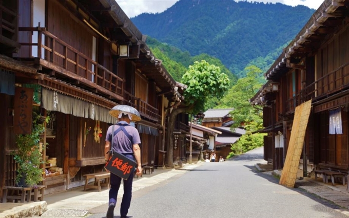 Tsumago (Nakasendo), Hokuriku Shinetsu, Nhật Bản